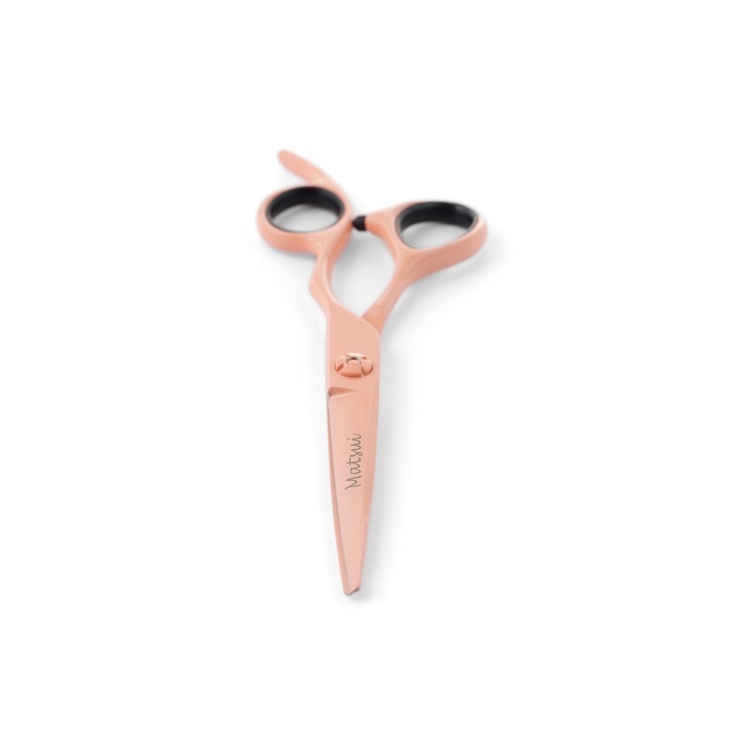 Matsui Pastel Peach Cutting Scissor (6666895392834)