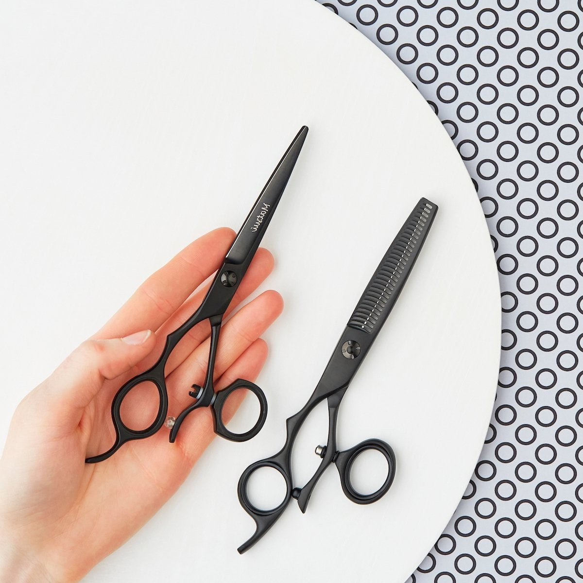 Matsui Swivel Matte Black Lefty Shear Thinner Combo (6763000725570)