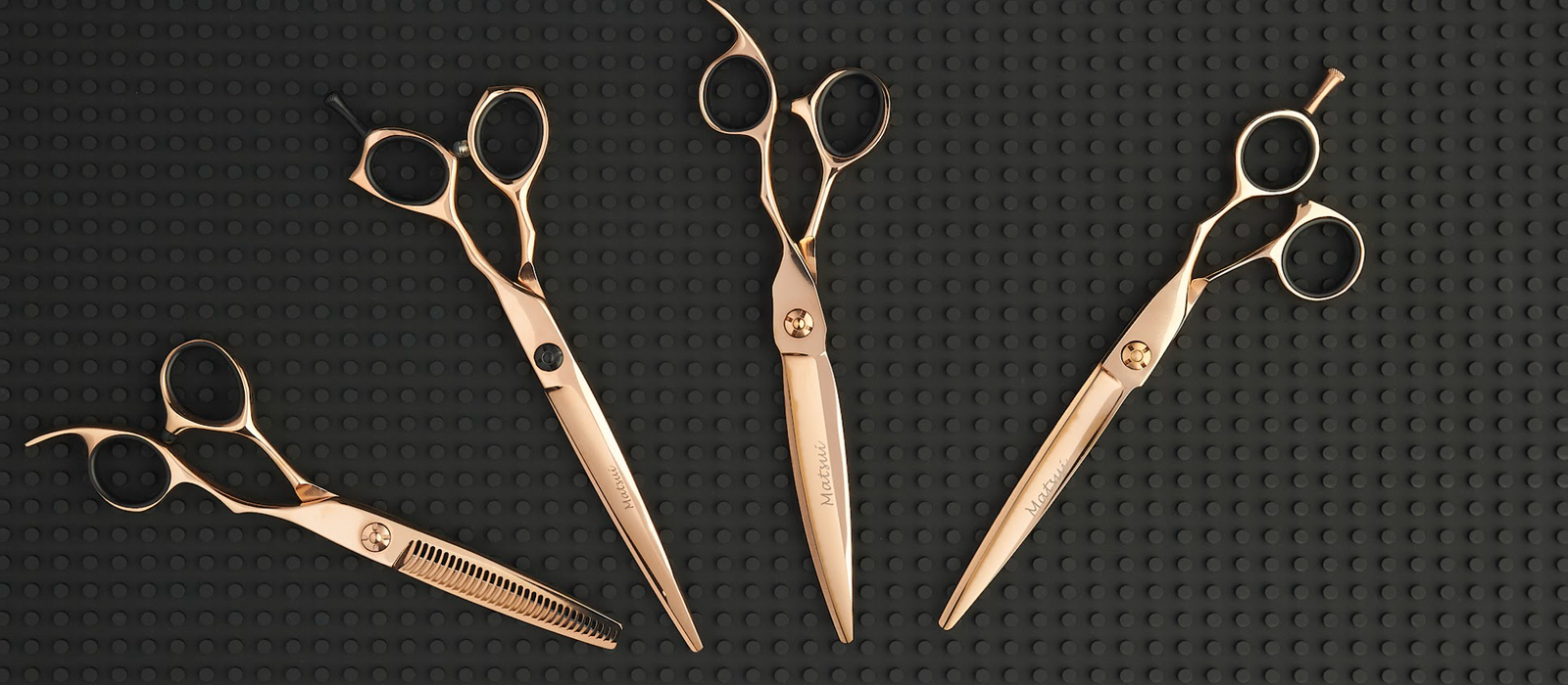 ShearGuru Professional Barber Kit/Salon Haircut Scissors Cutting Set -  6.5-Straight Edge Razor Sharp Barber Scissors + Texturizing Thinning  Shears