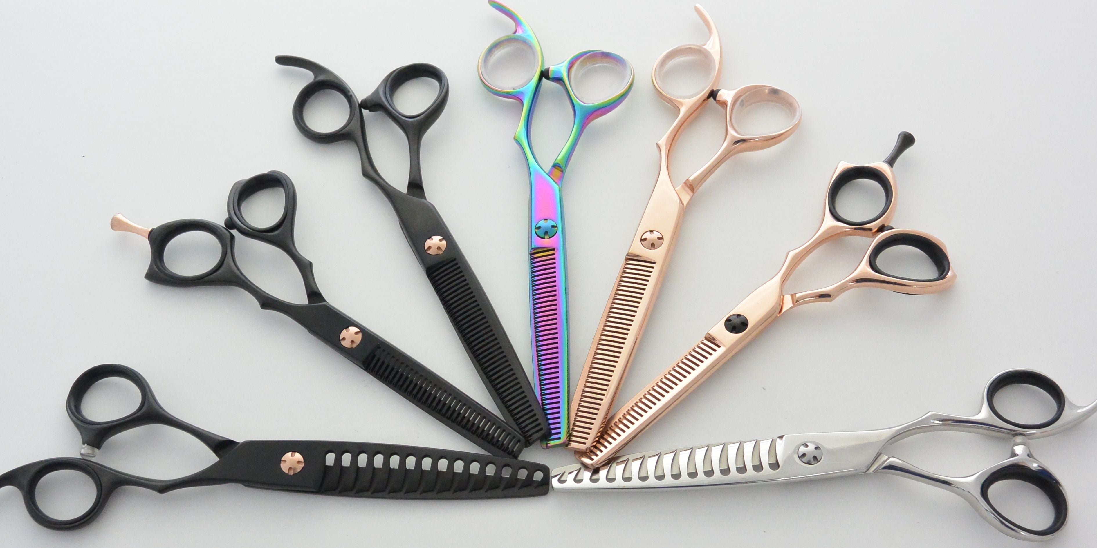Thinning shears are scissors that have one blade with teeth and one bl, Hair Wig