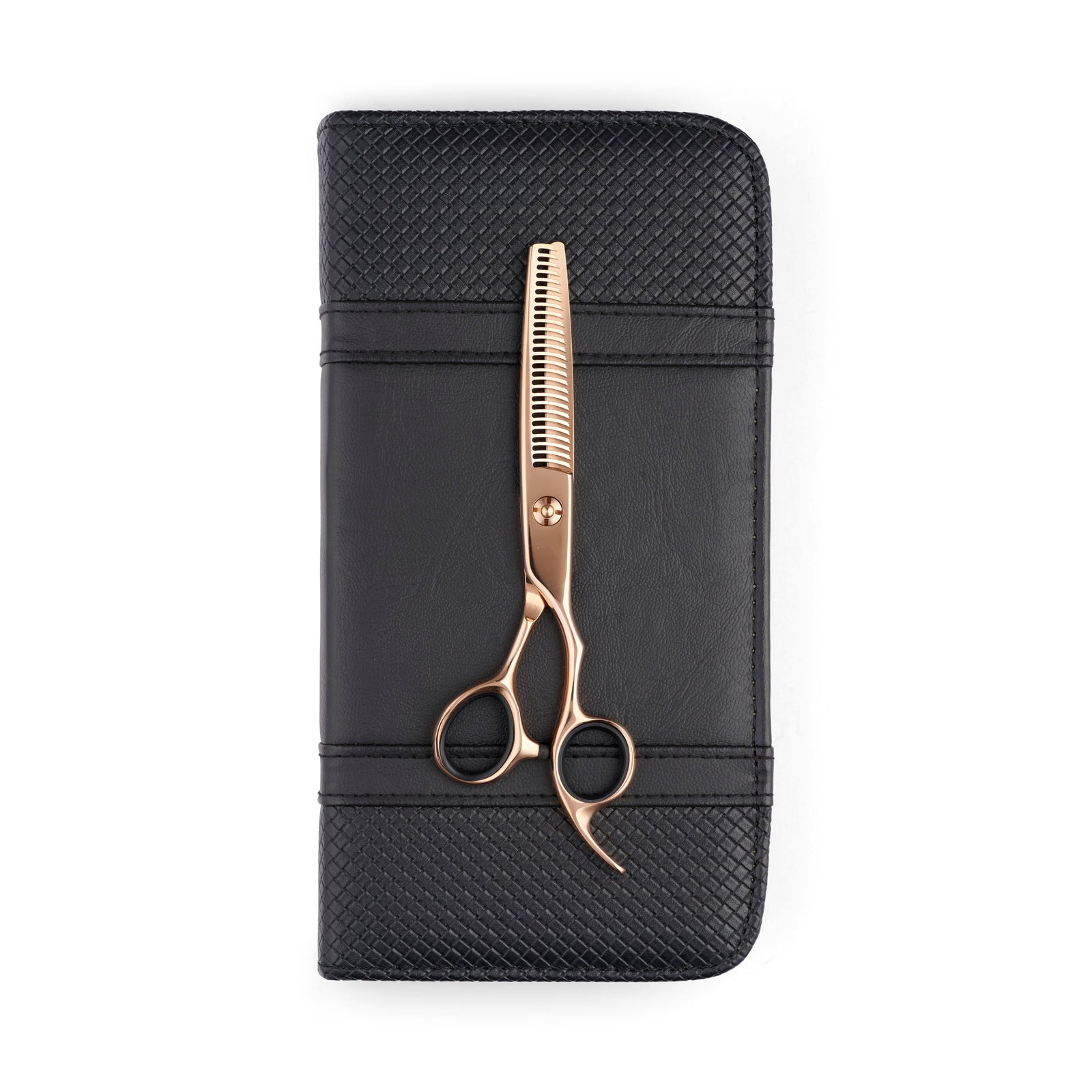 Matsui Lightweight Classic Rose Gold Offset Thinning Shears (7071577768002)