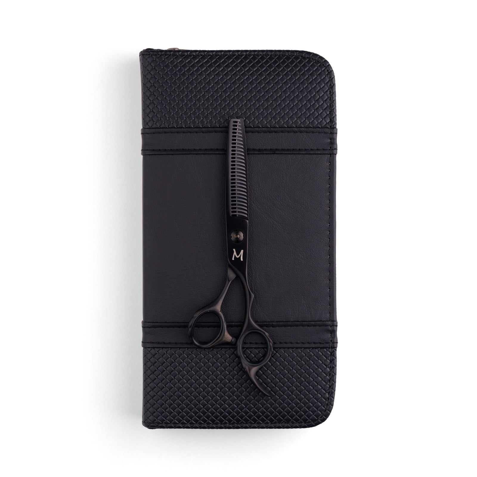 Ergo Diamond Matte Black Thinning Shears (7028812972098)