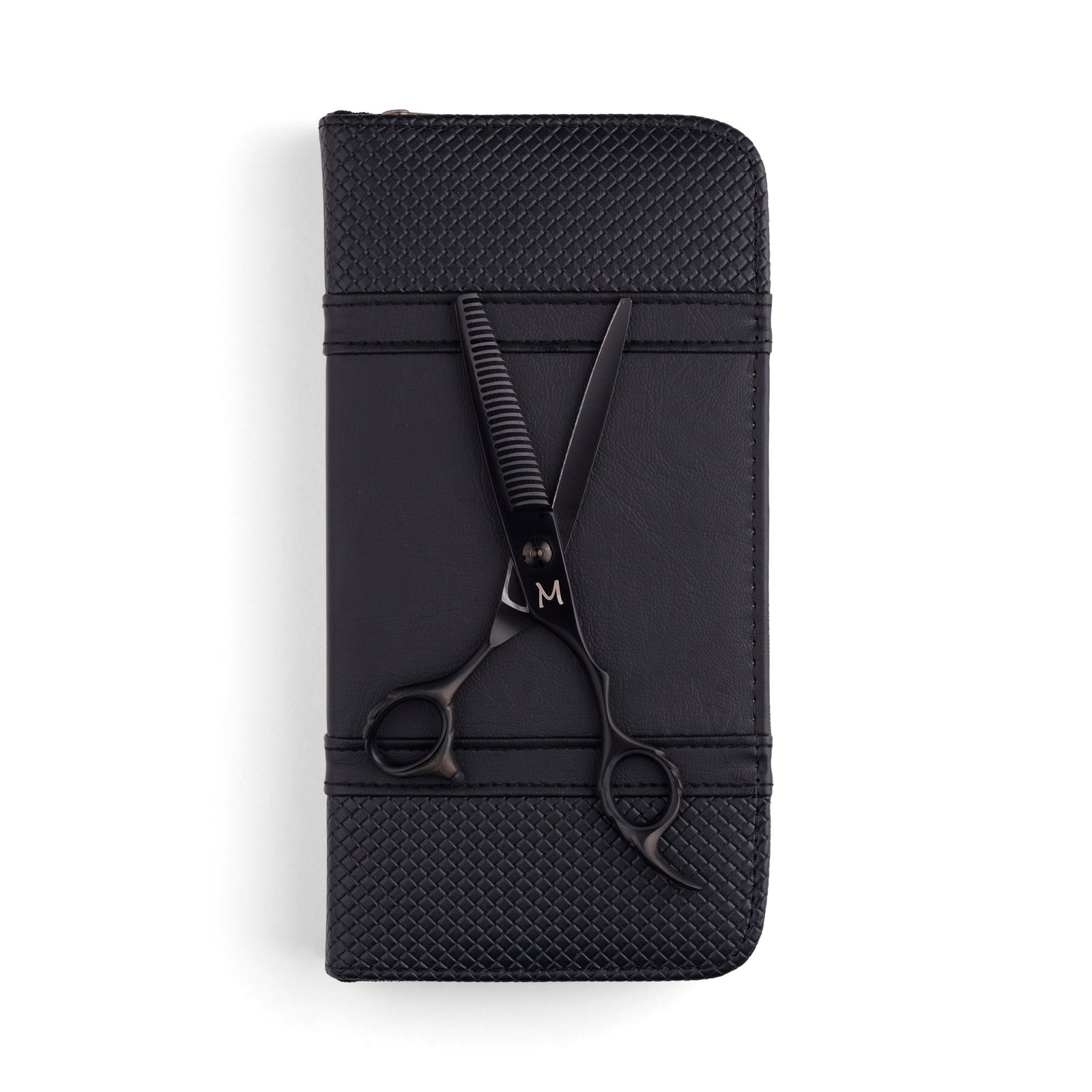 Ergo Diamond Matte Black Thinning Shears (7028812972098)