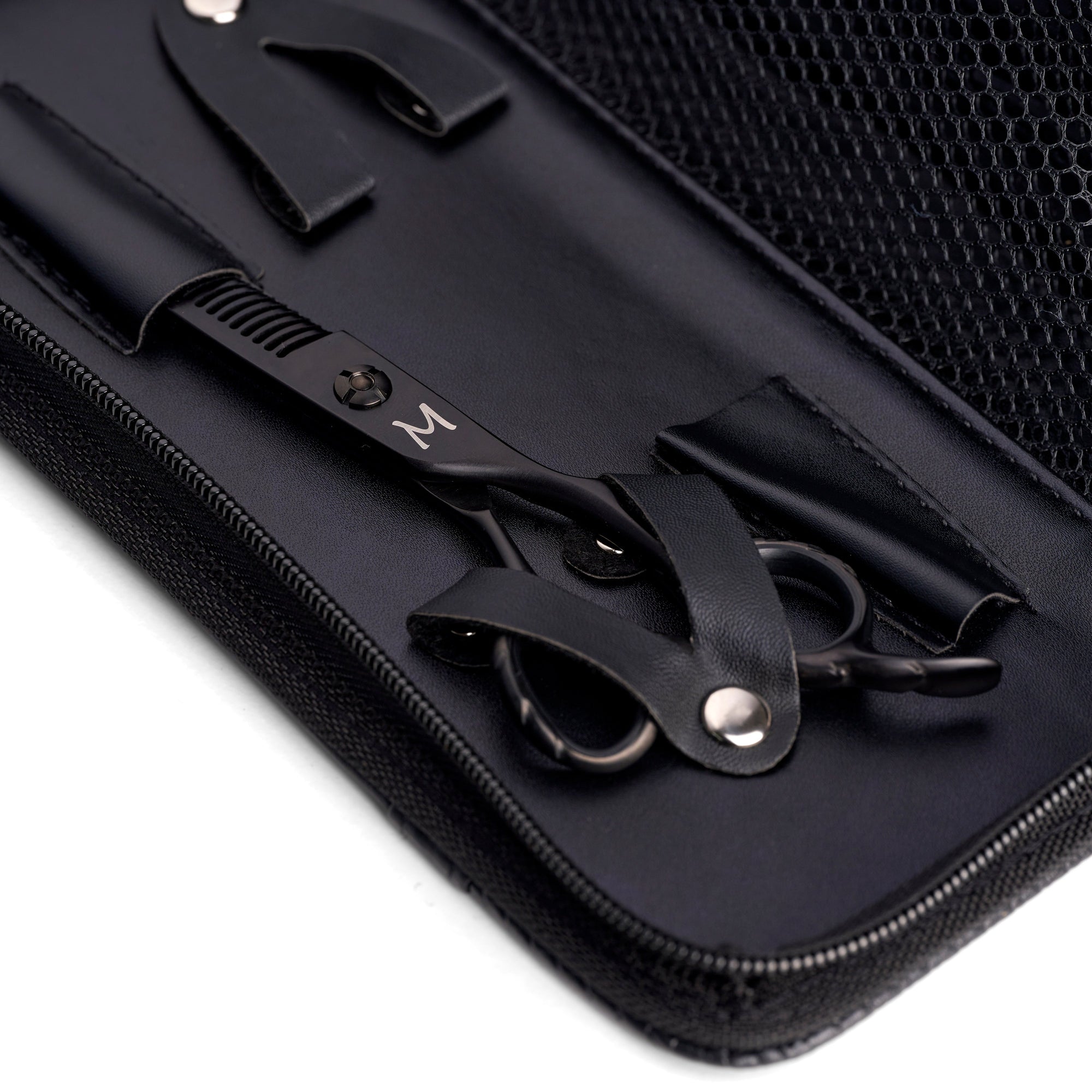 Ergo Diamond Matte Black Thinning Shears (7028812972098)