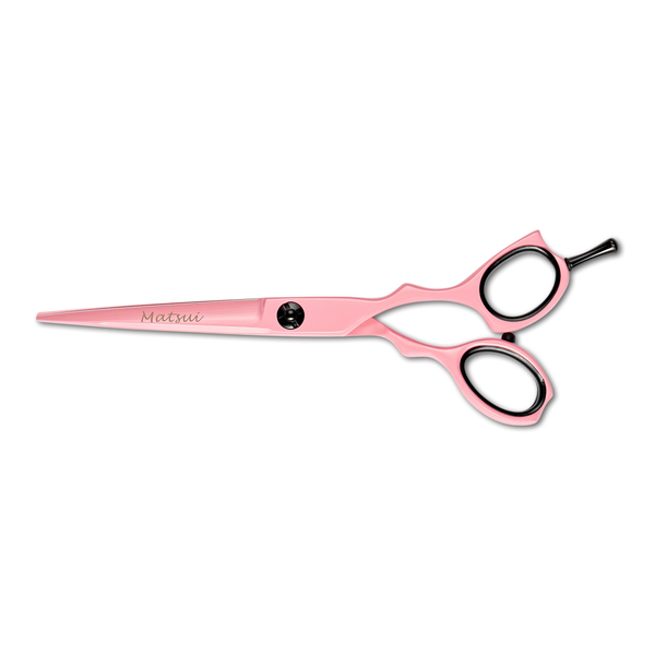 Matsui Pastel Pink Precision Hair Scissors Triple Set - Scissor Tech USA