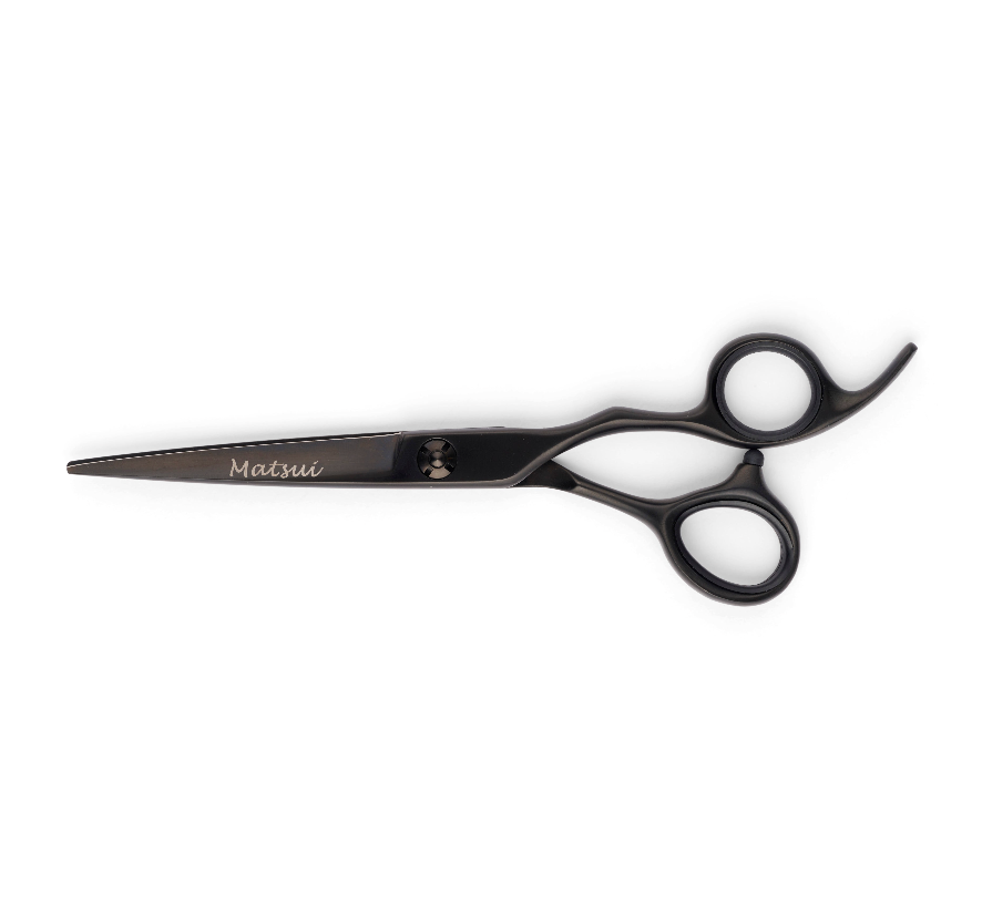 Matsui Lightweight Classic Offset Matte Black Scissor Thinner Combo (6985614753858)