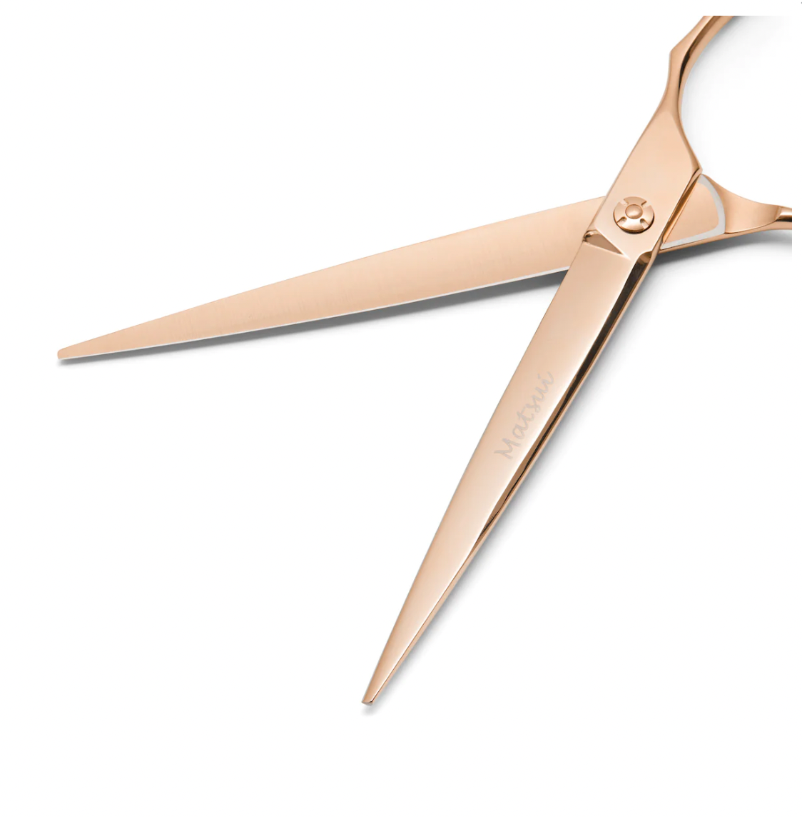 7 Inch Matsui VG10 Master Barber Rose Gold limited edition (7023556821058)