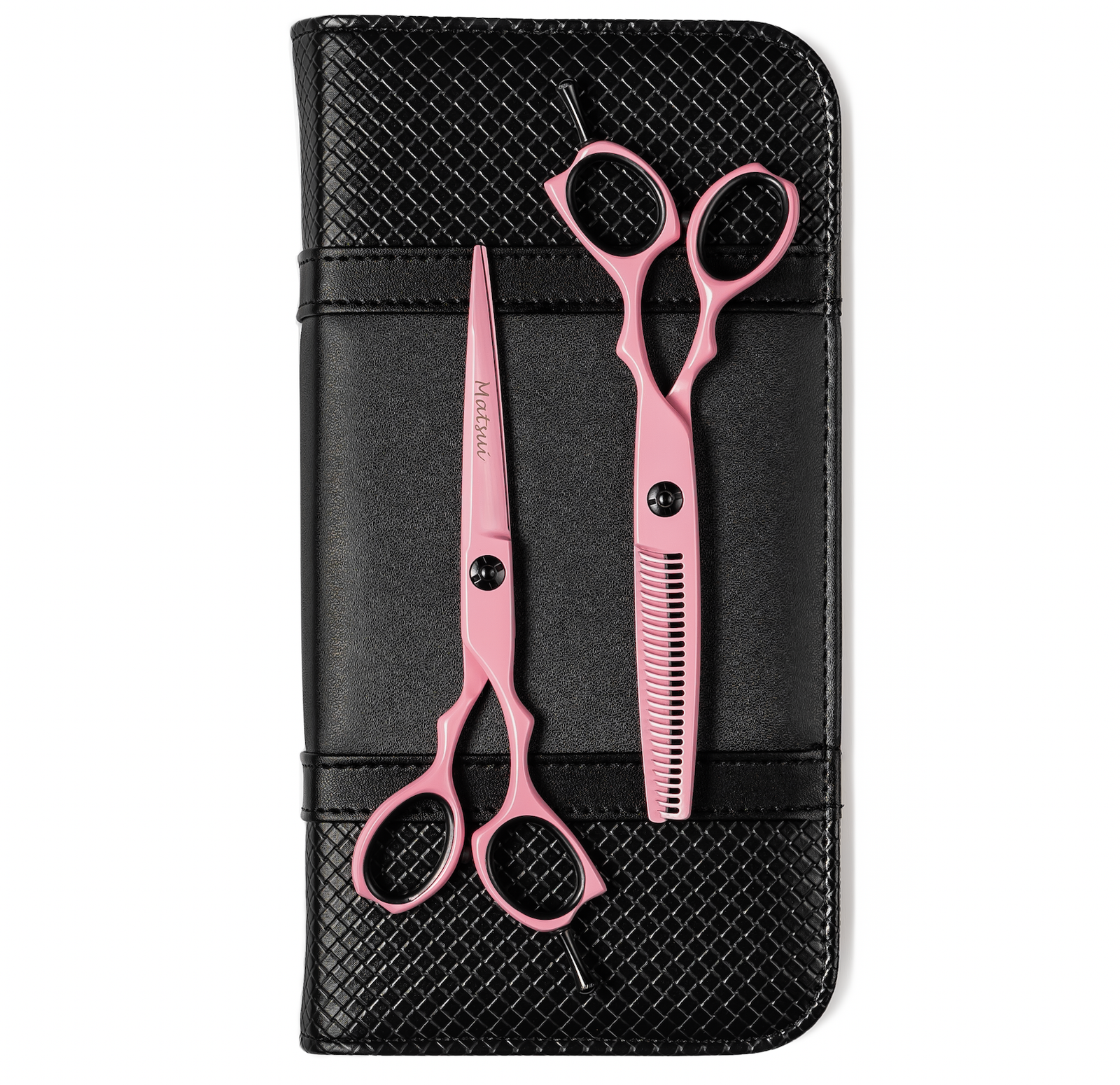 Matsui Precision Pastel Pink Professional Hair Scissor & Thinner Combo