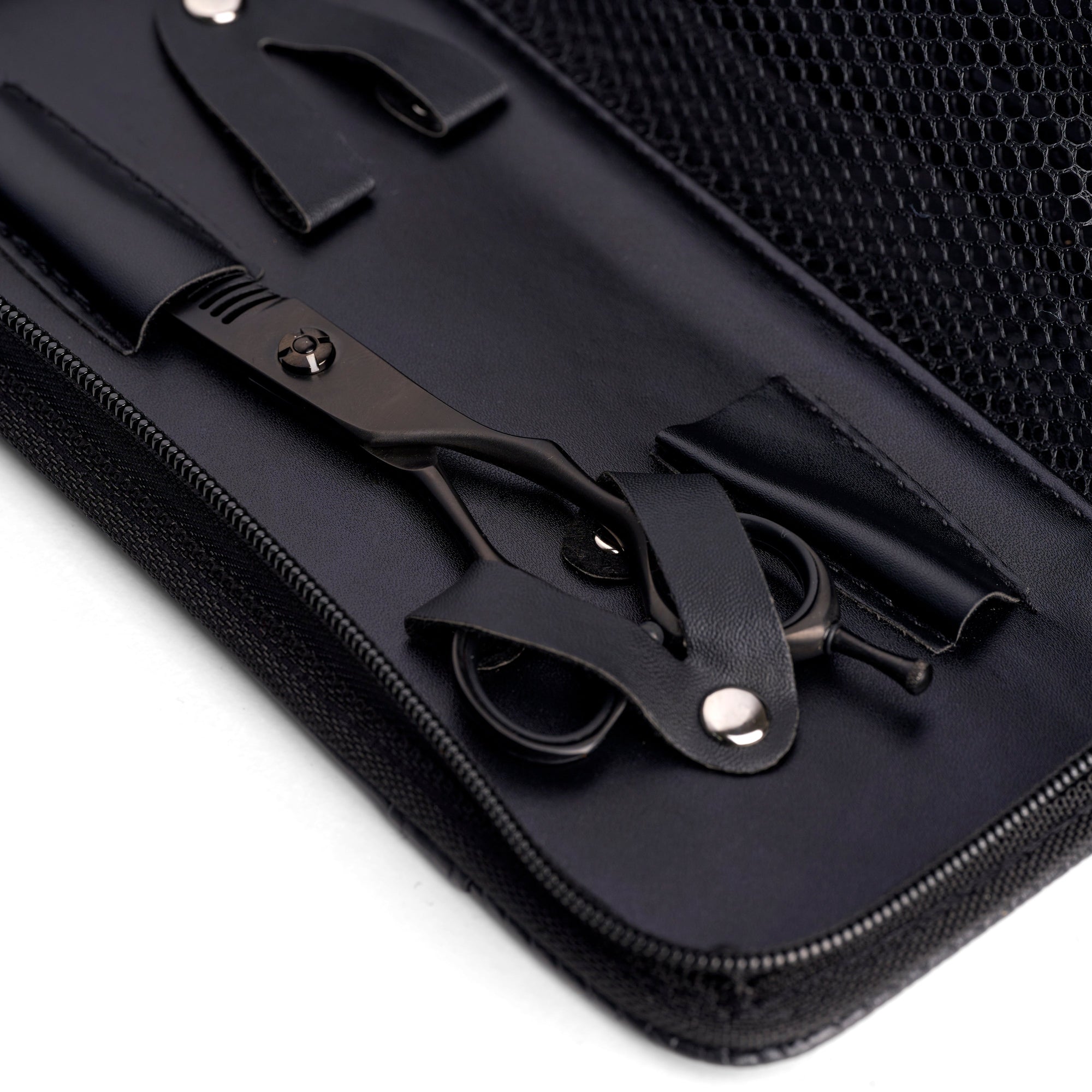 Ultra Light Matte Black Thinning Shears (7028832305218)