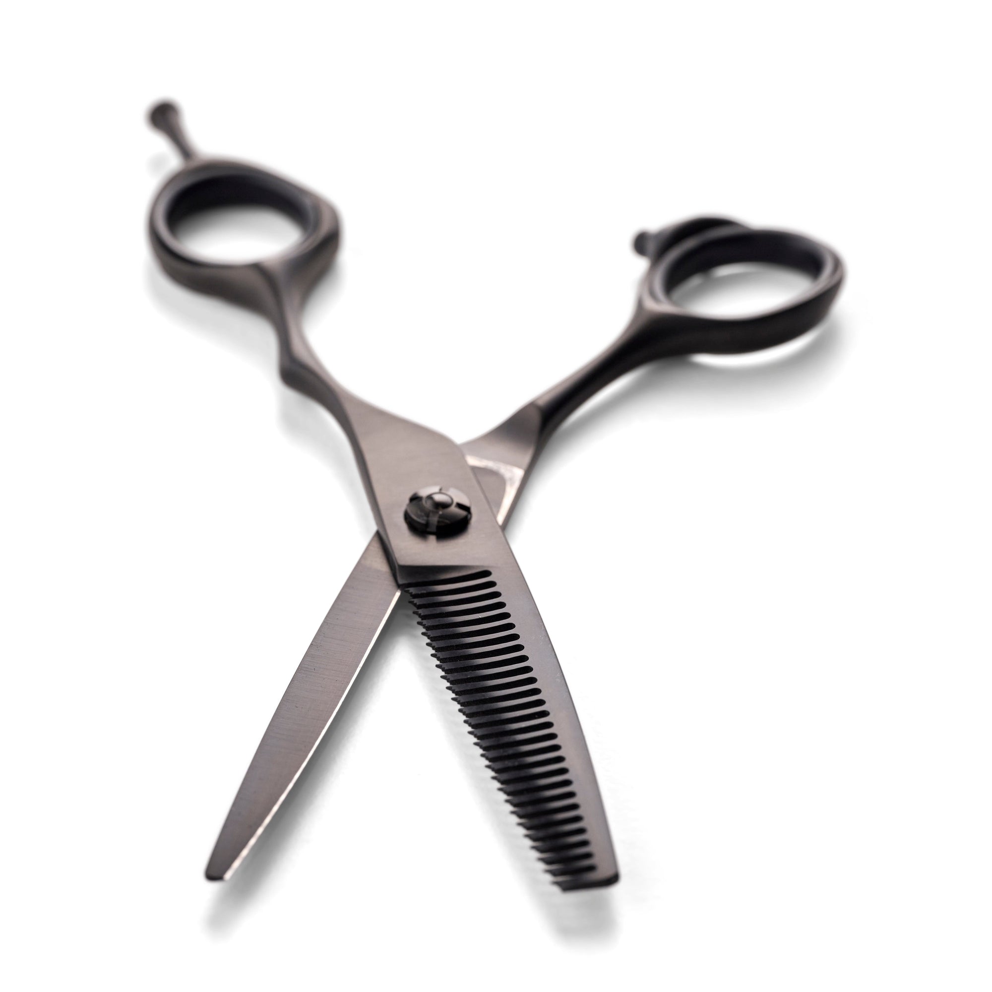 Ultra Light Matte Black Thinning Shears (7028832305218)