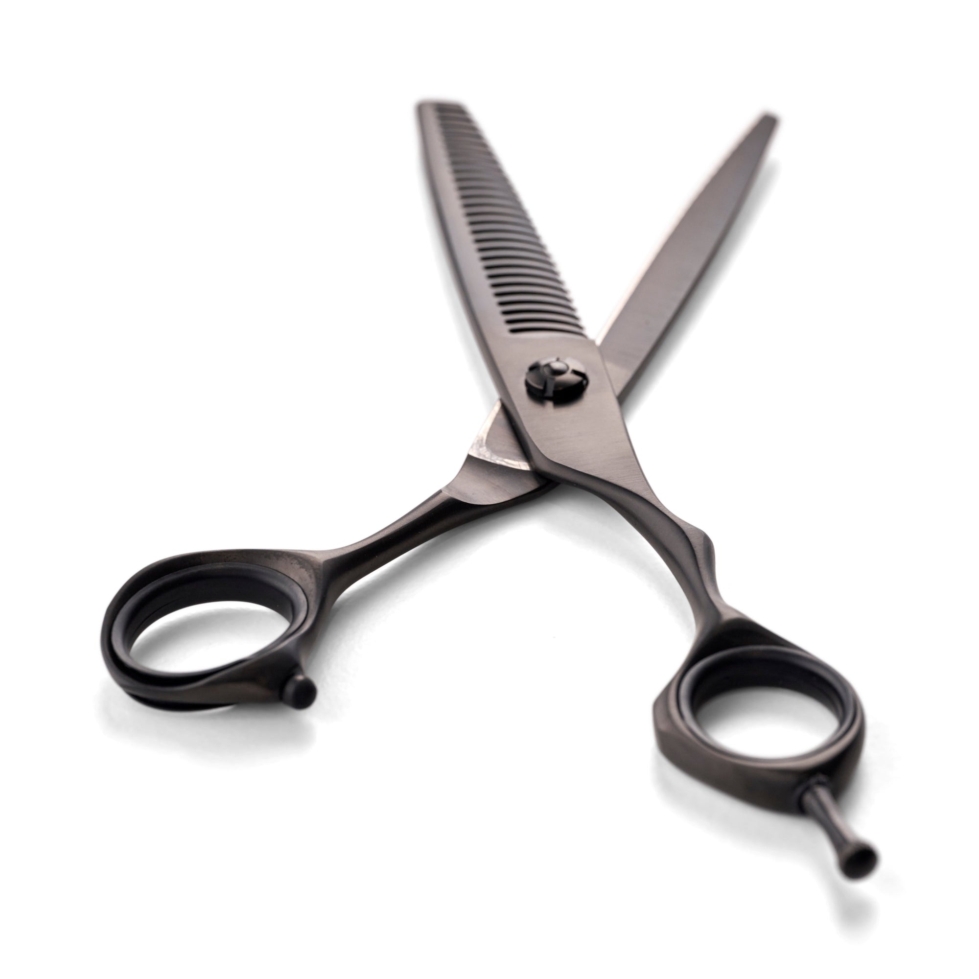 Ultra Light Matte Black Thinning Shears (7028832305218)