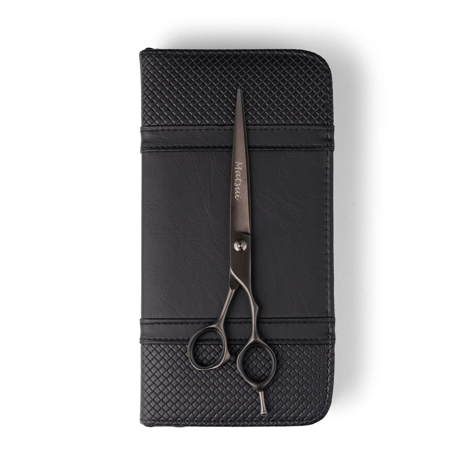 Barber Ultra Light Matte Black Cutting Shears (7022619885634)