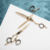 Matsui Swivel Rose Gold Lefty Shear Thinner Combo (6762999087170)