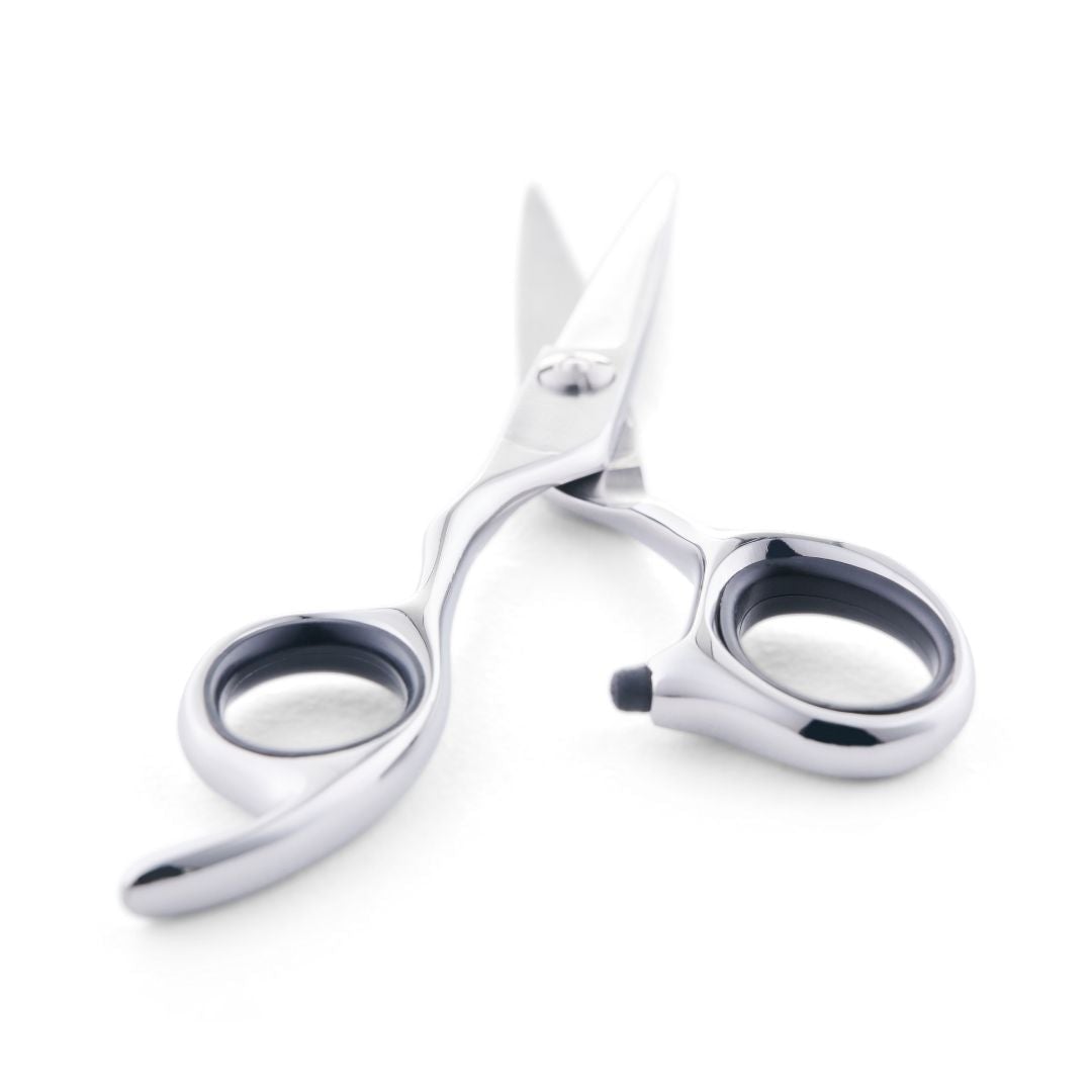 Lefty Damascus Silver Offset Shear Thinner Combo (6700920668226)