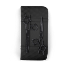 Matsui Super Ergo Devil Matte Black Shear Thinner Combo - Scissor