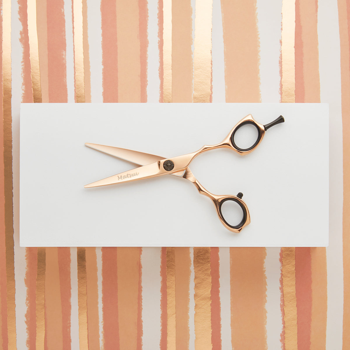 Premium Hairdressing Shears, Matsui Precision Rose Gold Salon shears (6745039142978)