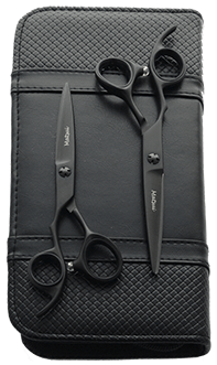 LEFTY - Matsui Matte Black Scissor Twin Set - Scissor Tech USA (1747545718850)