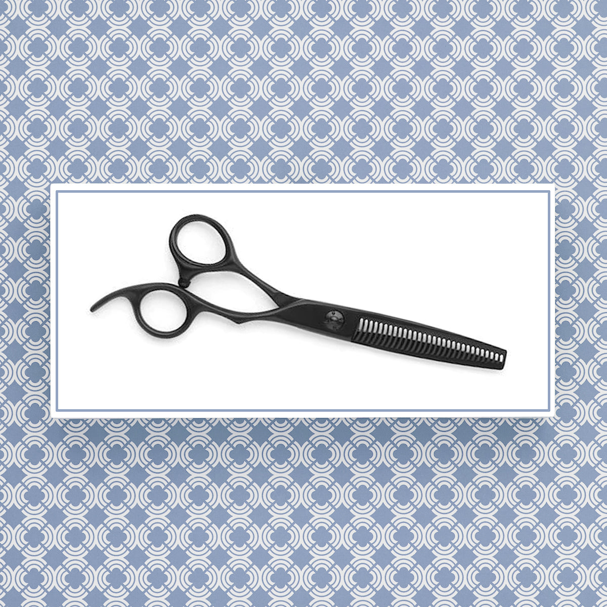 Best Quality Matsui Matte Black Offset Professional Hair Thinning Shears (6748701196354)