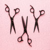 Matsui Aichei Mountain, Best Hairstylist Shears Matte Black Triple Set. Premium Scissors Collection (6740170047554)