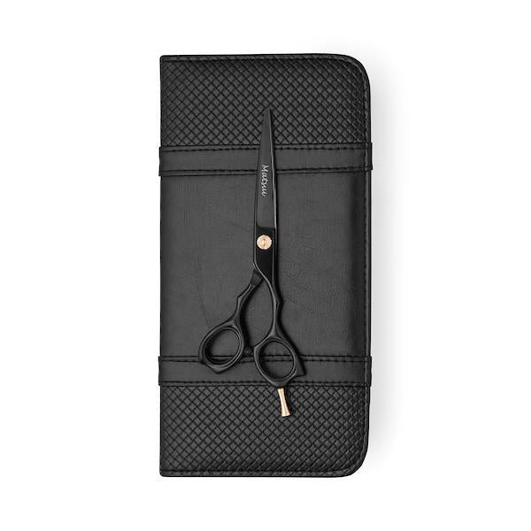 Professional Matsui Precision Matte Black Premium Hairstylist Shears (6740554186818)