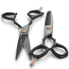 Matsui Precision Matte Black Professional Hair Stylist Scissors &amp; Thinner Combination (6757269176386)