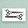 Salon Quality Matsui Precision Matte Black Hair Stylist Scissors &amp; Thinner Combination (6757274746946)