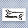 Luxury Matsui Precision Matte Black Hair Stylist Scissors &amp; Thinner Combination (6757273796674)