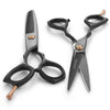 Premium Matsui Precision Matte Black Hair Stylist Scissors &amp; Thinner Combination (6757270814786)