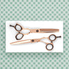 Salon Quality Matsui Precision Rose Gold Hair Stylist Scissors &amp; Thinner Combination (6757280251970)