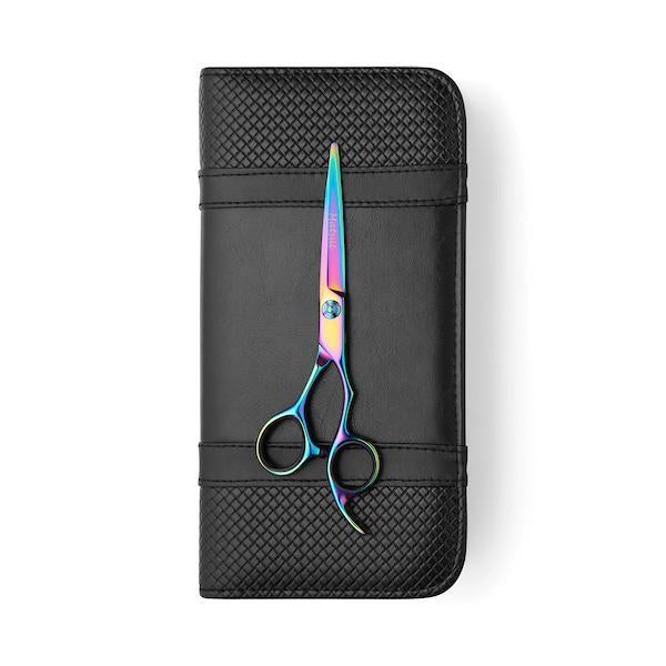 PRECISE CANADA Rainbow Scissors - 3.5" Stainless Steel Curved Tip Scissors For Embroidery & Crafts