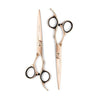 Salon Quality Professional Hair Shears, Rose Gold Aichei Mountain Twin Set Scissors (6746359169090)