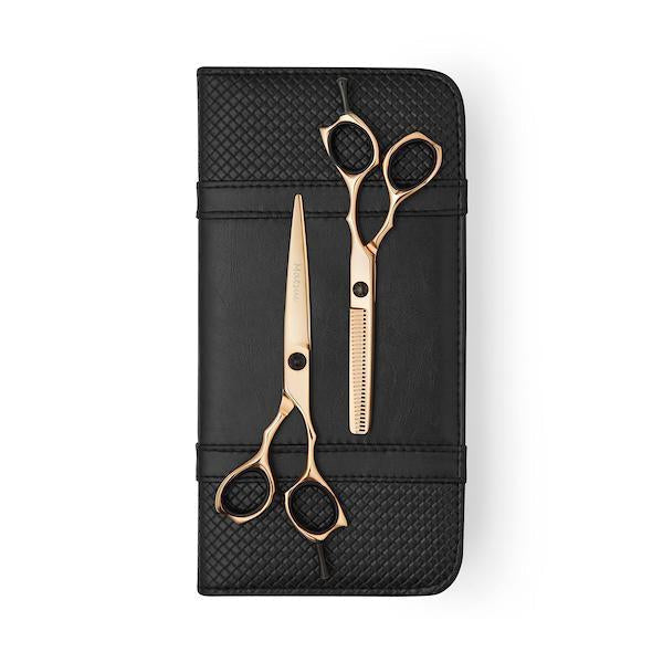 Salon Quality Matsui Precision Rose Gold Hair Stylist Scissors & Thinner Combination (6757280251970)