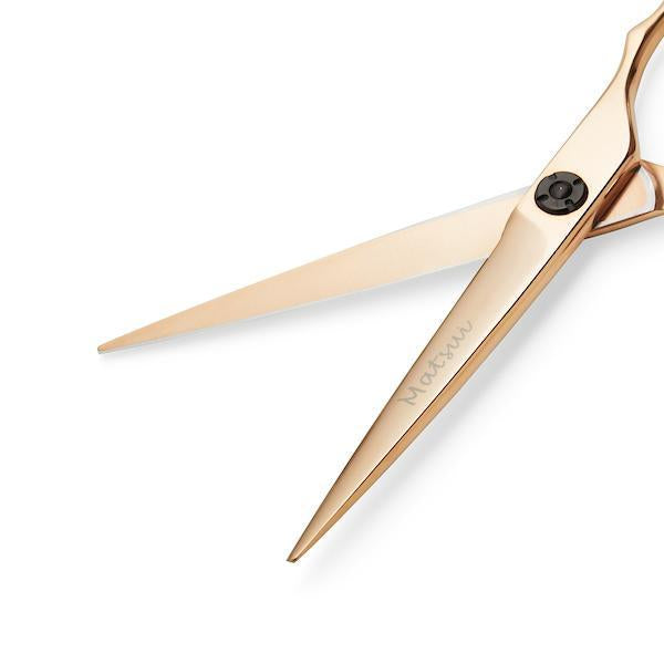 Gold Gene Titanium Coated Stainless Blade Trim Scissors (Straight