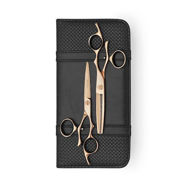 Matsui Rose Gold Swivel 6 inch Scissor Thinner Combo - Scissor Tech USA (1877106131010)