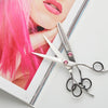 Lefty Matsui Swarovski Elegance Pink Scissors, Triple Set - Scissor Tech USA (4672387252290)