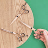 Rose Gold Matsui Precision Hair Shear Triple Set, Professional Hair Shears (6746337214530)
