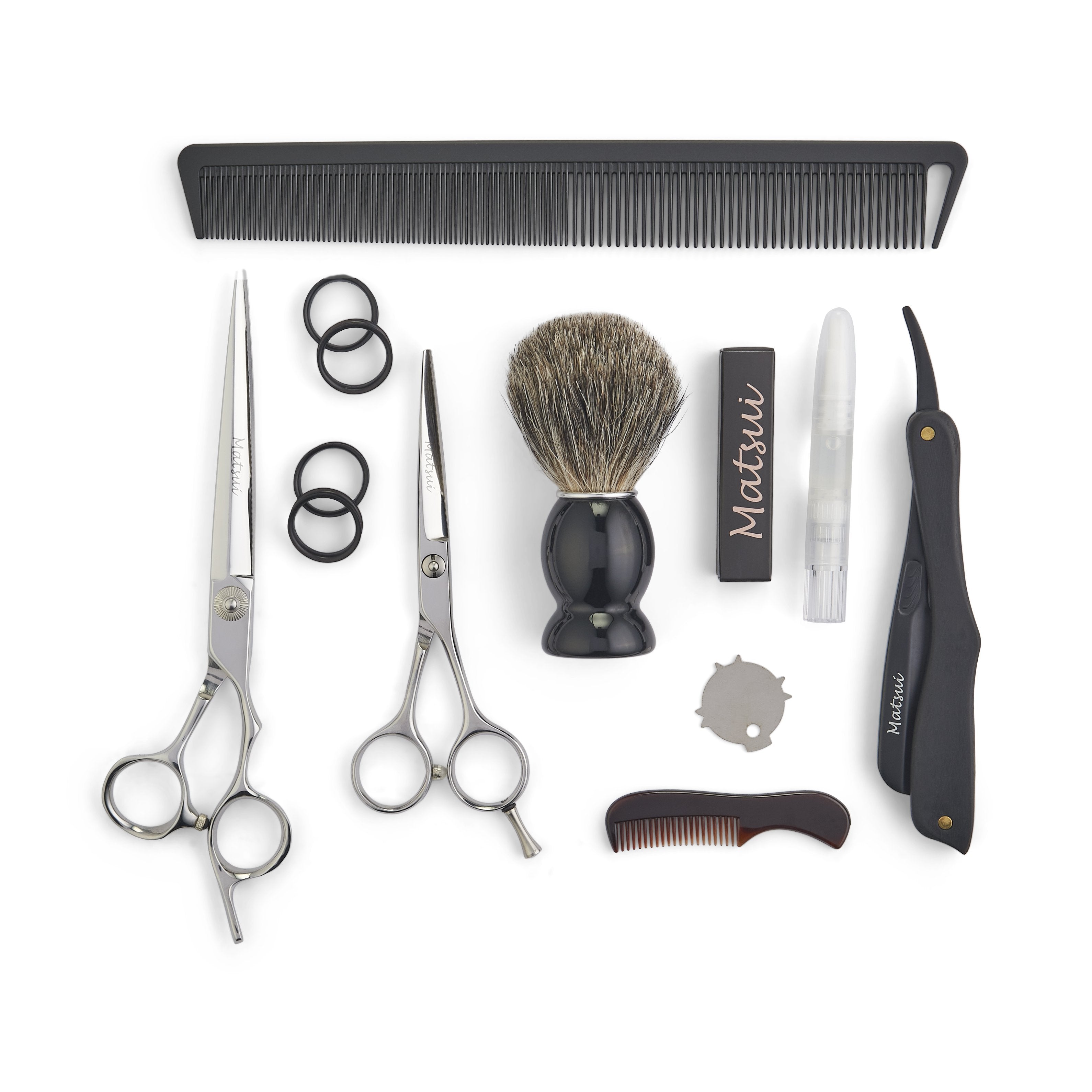  35-Piece Beginner Trimming & Clipper Kit, Hair & Facial Hair  Cutting Set, Simple DIY Barber Kit for Men, As Seen on Shark Tank