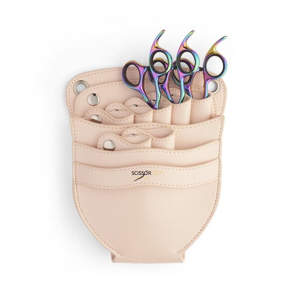 Peach Hairdressing Shears Pouch Holster - Scissor Tech USA