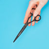 Matsui Matte Black Aichei Mountain Offset Hair Stylist Scissors (6752736608322)
