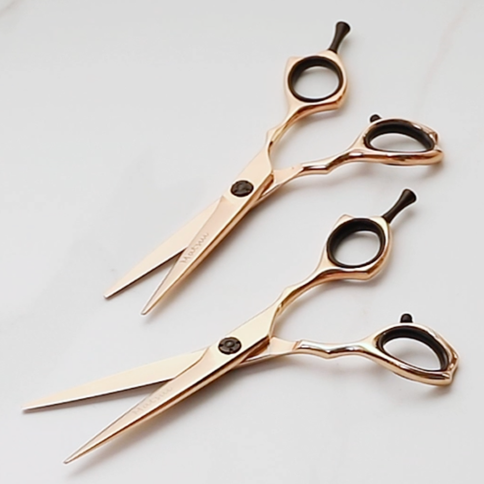 Matsui Precision Hair Cutting Shear Rose Gold Twin Set (6718906826818)