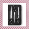 Silver Matsui Aichei Mountain Salon Scissors Triple Set with Case (6772383514690)