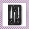 Matsui Aichei Mountain Premium Silver Hairdressing Shears, Salon Quality Triple Set (6772394754114)