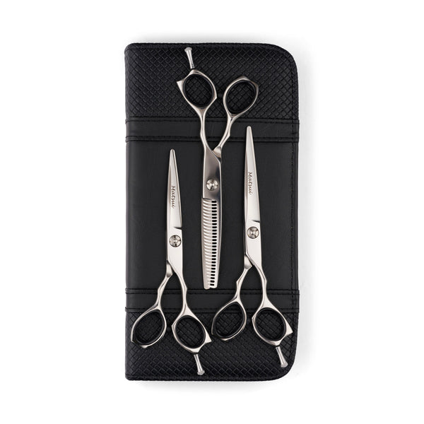 パーツ Yasuharu Matsui Matsui Silver Precision Cutting Shears Triple Set - Scissor