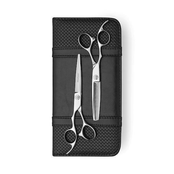 5 5 16cm Japan 440C Left Hand Scissors Customized Logo Black Professional  Human Hair Scissors Barber S Hairdressing Sal268p From Erfw897, $19.34