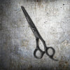 Superior Professional VG10 Steel Hair Salon Shears- Matsui Matte Black Offset Scissors - Limited Edition (6778714521666)