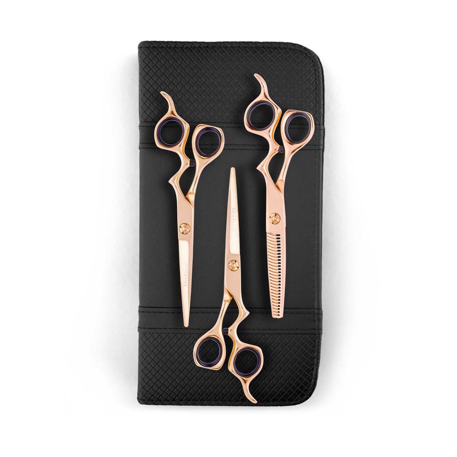 Matsui Classic Ergo Support Rose Gold Shear Thinner Triple Set (6703982477378)