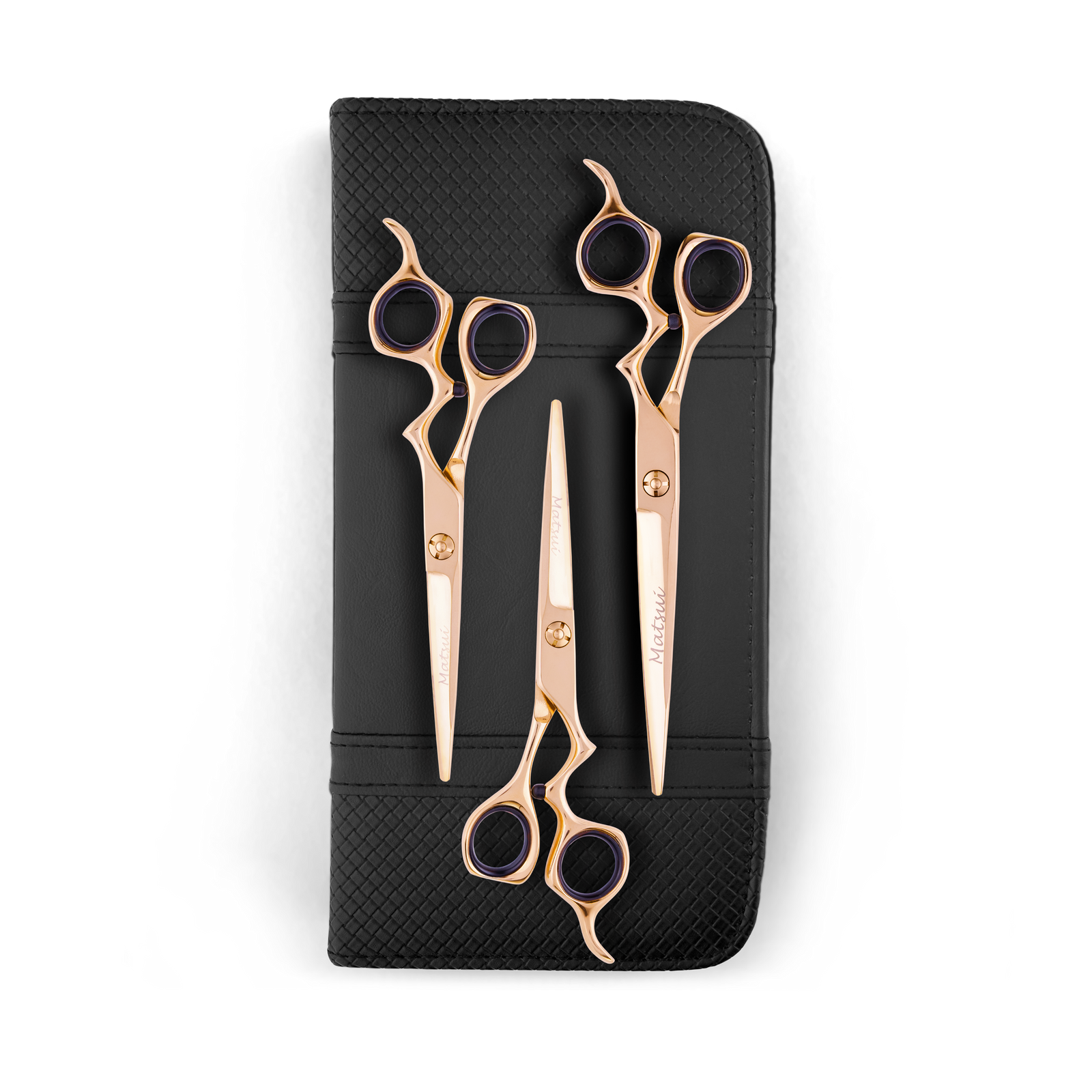 Matsui Classic Ergo Support Shear Rose Gold Triple Set (6703978250306)