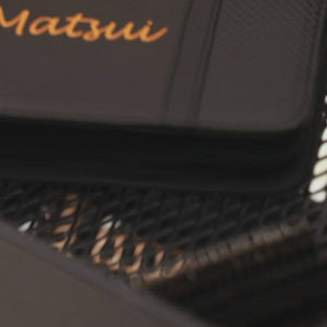 2022 Matsui Matte Black Aichei Mountain Offset Professional Shear 5.5 inch