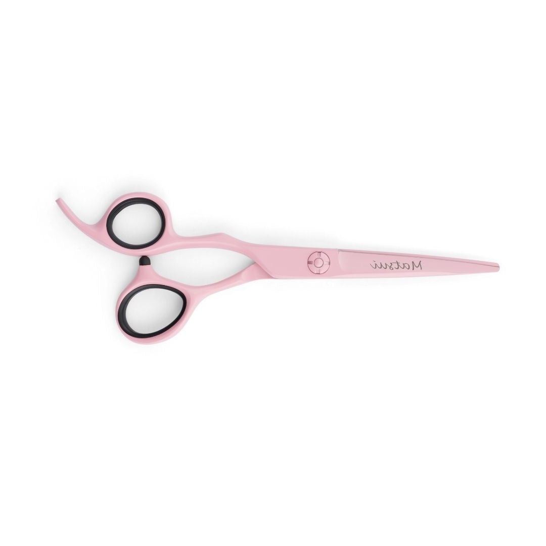 Lefty Matsui Pastel Pink Cutting Shears - Scissor Tech USA