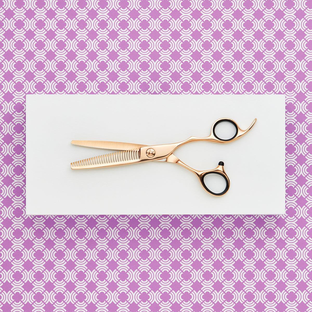 Professional Rose Gold Premium Matsui 6 Inch Thinner, Hair Thinning Shears (6748635398210)